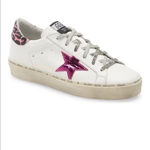 Golden Goose Pink Leopard Shoes